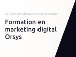 Formation En Marketing Digital Orsys: Le guide complet pour choisir et réussir